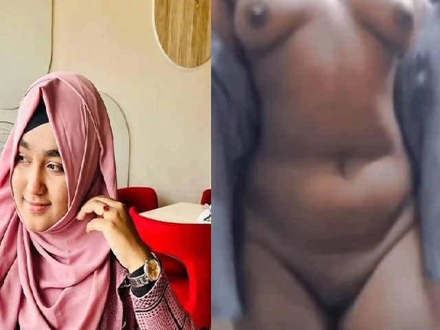Gorgeous bigtits hijab girl stripping shirt nude boobs show